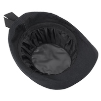 Chapeau des Templiers blanc avec bordure noire, couronne brodée de croix dorée, casquette cérémonielle maçonnique formelle pour adulte, 54-56 cm, 100 % laine
