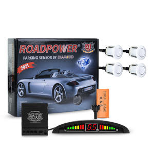 โรดพาวเวอร์ ไดมอนด์ ชุดเซ็นเซอร์จอดรถ 4 จุด พร้อมจอ LED แสดงผล ระยะ 0.3–1.5 ม. แรงดันไฟฟ้า DC 10–14.7V พร้อมเสียงแจ้งเตือน ระบบช่วยจอดรถอย่างปลอดภัย - Product Image 1