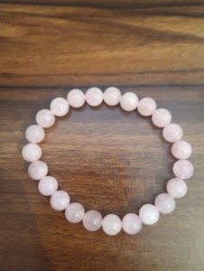 Bracelets vintage pour femmes Amaira Jewels, forme de boule perlée en imitation perle rose classique, plaqué rhodium imitation, serti de pierres, 0,1 m - Product Image 4