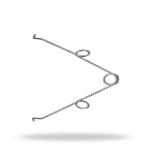 Retractor Quirúrgico de Resorte Grieshaber, Instrumento de Microcirugía de Acero Inoxidable - Product Image 1