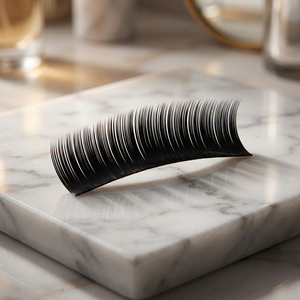 ขนตาปลอม PBT Volume Eyelash Extensions งอนสวย ติดทนนาน ง่ายต่อการจัดทรง ขายส่งขนตาปลอมแบบเส้นต่อเส้น - Product Image 1