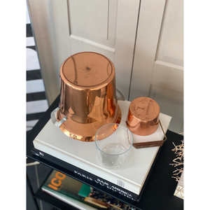 Matte Finishing Metal Copper Made <b>Ice</b> Bucket Insulated for Longer Retention for Parties Premium <b>Ice</b> Bucket Drink Accessories - Product Image 2