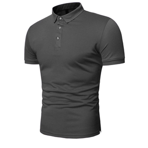 Vêtements décontractés pour hommes, polos en coton mélangé doux, polos décontractés pour hommes, style smart casual pour tous les jours. - Product Image 3