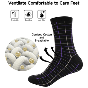 Calcetines de Compresión para Tobillo, para Hombre y Mujer, de Algodón, Cobre y Spandex, de Secado Rápido, que Absorben la Humedad, para Correr - Product Image 4
