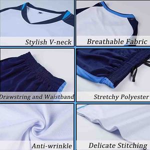 High Customizable Men's Volleyball Jersey Shorts <b>Set</b> 100% Polyester Digital Print Breathable Fabric Elastic Waist Personalized - Product Image 6