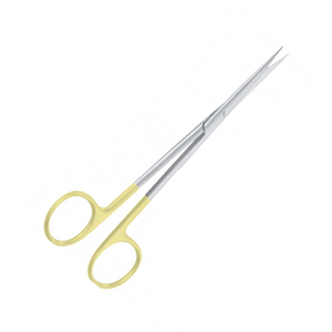 Tijeras Metzenbaum Profesionales para Cirugía, Acero Inoxidable con Acabado Dorado, Tijeras Quirúrgicas Afiladas para Quirófano - Product Image 1