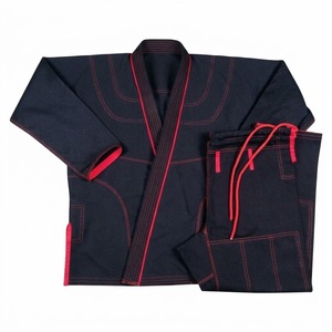 Ensemble de Kimono BJJ Noir Personnalisé, Kimono de Jiu-Jitsu Brésilien, Uniforme de Jiu-Jitsu, Kimono avec Logo Personnalisé, Vente en Gros - Product Image 2