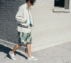 Short de bain décontracté d'été pour homme en coton, grande taille, avec logo personnalisé par sublimation, en tissu Oxford à séchage rapide - Product Image 5