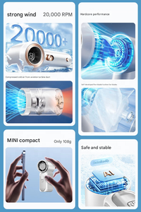 Ventilador de Mano Mini de Alta Velocidad X688 sin Aspas, Recargable por USB, Batería de Larga Duración, Turbo, Portátil, para Exteriores - Product Image 5