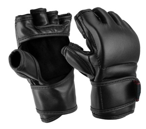Guantes de MMA de la Mejor Calidad, Cómodos, con Palma Abierta y Muñequera Segura, con Espuma Suave - Product Image 6