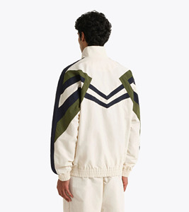 Men's 100% Nylon Streetwear Printed <b>Tracksuits</b> Patchwork Zip Jacket Pant Jogger Gym Sets Custom Color Block Unisex <b>Tracksuits</b> - Product Image 4