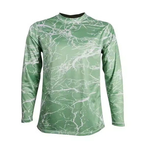 Camiseta de pesca cómoda de secado rápido 100% poliéster para hombre, transpirable, estampada y ecológica. - Product Image 1
