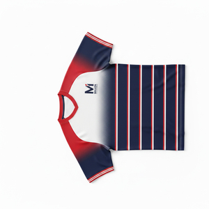 Ensemble de maillots de football sublimés multicolores, toucher doux, personnalisable avec numéro, nom, logo d'équipe, équipement de match de football - Product Image 4