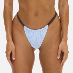 Nuevo Conjunto de Bikini de Malla Elástica de Cintura Alta con Cordón, Estampado Retro, Sexy y a la Moda para Chicas, Traje de Baño de Playa para Mujer - Product Image 3