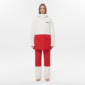 Traje de esquí cálido para mujer, chaqueta impermeable para la nieve, pantalones, ropa de esquí transpirable y resistente al viento para exteriores - Product Image 1