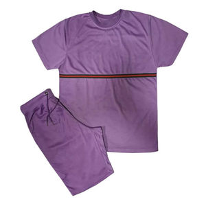 Ensemble chemise et short d'été pour homme de haute qualité, 100% coton, respirant, léger, séchage rapide, impression de logo personnalisée, service OEM, Puff - Product Image 6