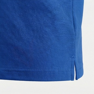 เสื้อโปโลแขนสั้นสีน้ำเงินรอยัลสำหรับผู้ชาย ผ้าฝ้าย 100% ทอแบบ Pique สวมใส่สบาย ระบายอากาศได้ดี ดีไซน์เรียบง่าย ทรงปกติ - Product Image 5