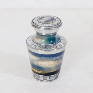 Urnes funéraires en aluminium de style moderne avec design imprimé personnalisé pour le stockage des cendres d'adultes, Urnes funéraires Nuages et Océan, Articles funéraires - Product Image 6