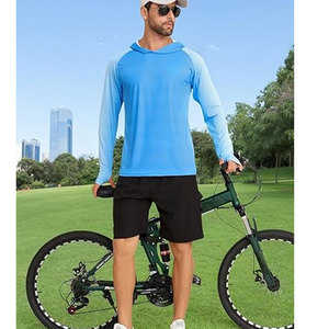 Sudadera Moderna para Pesca con Protección Solar UPF 50, Transpirable, Tejido de Poliéster/Nailon, Corte Elegante - Product Image 3