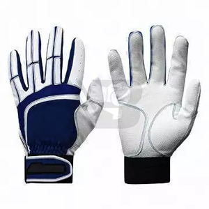High Quality Customizable Soft Cabretta Leather Baseball Gloves Breathable Comfortable Pink <b>Blue</b> Batting Gloves Custom Fit 2026 - Product Image 2