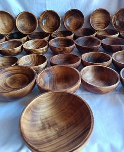 Premium Handmade Eco-Friendly Polished Classic Wedding Charger Plate Crafted Sustainable Mango Wood Decorative Emerald Artwork - Product Image 5