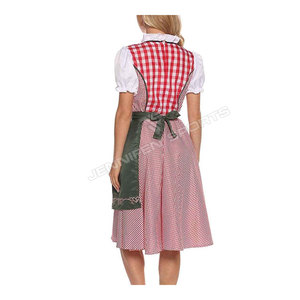 Women's Traditional German <b>Halloween</b> Echo Oktoberfest Dirndl <b>Skirts</b> Bavarian Beer Outfits Maid TV & Movie Costume - Product Image 5