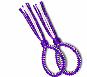 Brazalete de Muay Thai Pra Jiad Morado Hecho a Mano, Brazalete Trenzado para Boxeo Tailandés, Entrenamiento y Competencia, Venta al Por Mayor - Product Image 2
