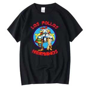 Camiseta de Hombre con Estampado de Dibujos Animados, Corte Regular, Manga Corta, Cuello Redondo, Tejido de Poliéster Antiencogimiento, Logotipo Frontal, Estilo Casual - Product Image 3