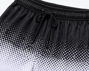 Pantalones Cortos Deportivos Transpirables de Color Sólido para Hombre con Cremalleras, Secado Rápido, Cintura con Cordón Ajustable, Corte Medio, de Poliéster - Product Image 2