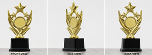 •Elegant trophy with modern decorative elements. - Product Image 4