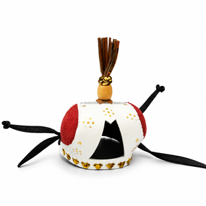 Capucha de cetrería de cuero suave estilo árabe, capucha de cetrería estilo Qatarí con correas de cuero, tamaño personalizado, fabricación OEM - Product Image 2