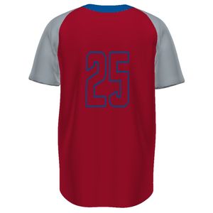 Pantalon de baseball blanc avec ceinture, pantalon de sport en jersey, pantalon d'uniforme athlétique à rayures contrastées pour le jeu d'équipe - Product Image 2