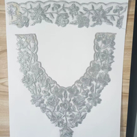 Patchs en organza brodés de sequins ronds pour femmes, motifs floraux, travail au fil, décontracté, élégant, printemps-été, pour le bureau ou les soirées, dentelle Honey