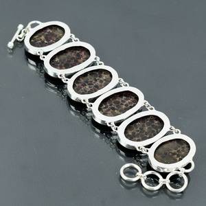 Handmade Copper Turquoise <b>Bracelet</b> 925 Sterling Silver <b>Adjustable</b> Boho Jewelry Unique Fashion Accessory - Product Image 2