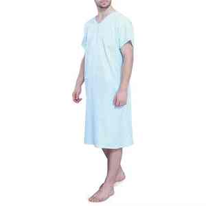 Fully Customized Cotton Made Medical Clothing Patient Gown <b>Clothes</b> <b>Scrubs</b> Uniforms Sets Short Sleeve Patient Uniform - Product Image 4