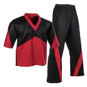 OEM/ODM <b>White</b> Karate Uniform Set Adult Unisex 100 Cotton Durable Plain Dyed Regular Fit In Stock - Product Image 4