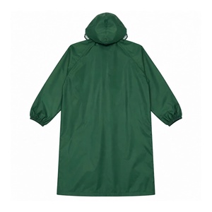 Impermeable con Capucha Verde de EVA para Adultos, Manga Larga, Universal, Ligero, Estilo Simple para Senderismo al Aire Libre - Product Image 1
