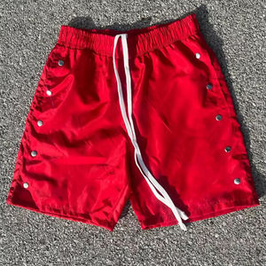 Los Mejores Pantalones Cortos de Lona para Hombre, Cintura Media, Elásticos, Transpirables, Casuales, para Gimnasio y Entrenamiento, con Logotipo Personalizado - Product Image 4