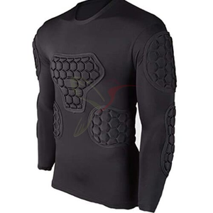 Ensemble de protection rembourré pour gardien de but en EVA, comprenant maillot et pantalon de compression rembourrés légers pour joueur de football - Product Image 6