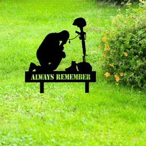 Targa commemorativa CIFbuy Silhouette per esterni, tributo patriottico ai veterani, decorazione da giardino, servizio di ritiro disponibile - Product Image 4