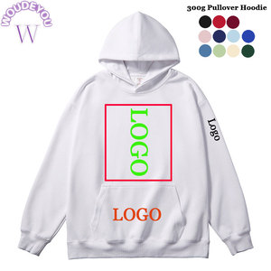 Men's <b>White</b> <b>Oversized</b> Hooded Sweatshirt Regular Sleeve Solid Color Casual French Terry Cotton Pocket <b>Hoodie</b> Autumn Wear - Product Image 3