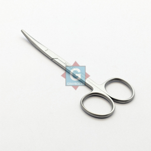 Ciseaux de dissection Metzenbaum, courbés, à bout arrondi, en acier inoxydable, manuels, pour chirurgie générale, instrument certifié CE de classe I - Product Image 2