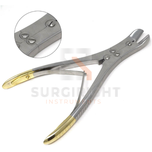 Cortador de alambres TC, instrumento quirúrgico ortopédico, mango dorado, doble acción, acero inoxidable, carburo de tungsteno, quirúrgico CE - Product Image 6