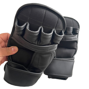 Guantes de MMA de Cuero AIDONG con Logotipo Personalizado para Entrenamiento, Sparring, Saco de Boxeo, Guantes de UFC - Product Image 3