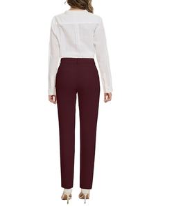 Pantalons de costume droits pour femmes, pantalons de travail décontractés, pantalons de costume avec poches, nouvelle arrivée, fabriqués au Bangladesh - Product Image 1
