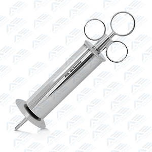 Jeringa Dental de Acero Inoxidable Manual, Libre de Látex, con Recubrimiento de Cromo, Punta de Triple Flujo, Irrigación Fácil y Segura - Product Image 5