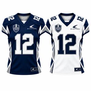 Camiseta de Fútbol Americano Personalizada Blackthorn para Hombre, Cuello en V, Manga Corta, Malla Transpirable, Talla L - Product Image 2