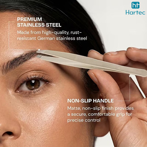 Meilleur produit : pince à épiler personnalisée à pointe inclinée et pointue pour les sourcils, pince à épiler pour poils incarnés du visage, best-seller - Product Image 5