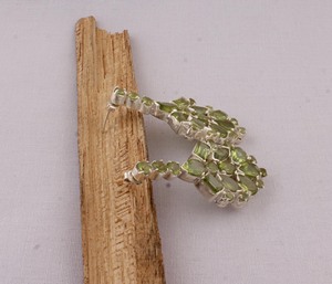 Natural Peridot 925 <b>Sterling</b> <b>Silver</b> <b>Dangle</b> <b>Earrings</b> August Birthstone Green Gemstone Drop <b>Earrings</b> High Quality Jewelry - Product Image 4