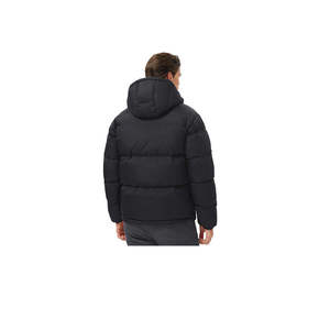 Unisex Puffer <b>Jacket</b> Solid Color Thick Polyester Wadding Waterproof Quick Dry Windproof Winter Casual No Closure Regular Fit - Product Image 4